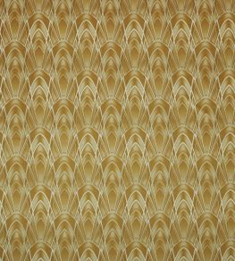 Delaunay Fabric by Ashley Wilde Ochre Delaunay Fabric by Ashley Wilde Ochre