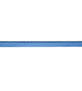 Delicat Silk Cord With Tape Trimming by Samuel & Sons French Blue Delicat Silk Cord With Tape Trimming by Samuel & Sons French Blue