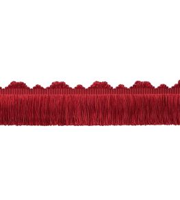 Delicat Silk Cut Fringe Trimming by Samuel & Sons Poppy Delicat Silk Cut Fringe Trimming by Samuel & Sons Poppy