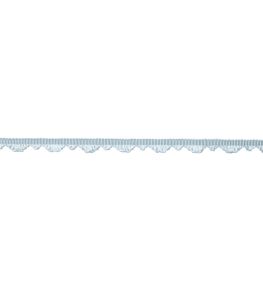 Delicat Silk Fan Edge Trimming by Samuel & Sons Ice Blue Delicat Silk Fan Edge Trimming by Samuel & Sons Ice Blue