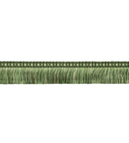 Delicat Silk Moss Fringe Trimming by Samuel & Sons Basil Delicat Silk Moss Fringe Trimming by Samuel & Sons Basil