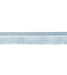 Delicat Silk Moss Fringe Trimming by Samuel & Sons Ice Blue Delicat Silk Moss Fringe Trimming by Samuel & Sons Ice Blue