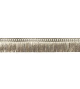 Delicat Silk Moss Fringe Trimming by Samuel & Sons Pewter Delicat Silk Moss Fringe Trimming by Samuel & Sons Pewter