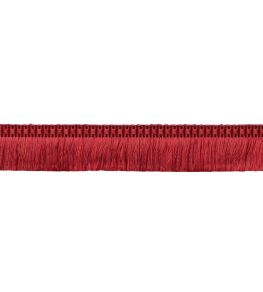 Delicat Silk Moss Fringe Trimming by Samuel & Sons Poppy Delicat Silk Moss Fringe Trimming by Samuel & Sons Poppy