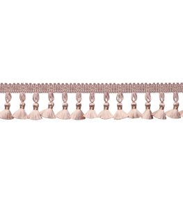 Delicat Silk Tassel Fringe Trimming by Samuel & Sons Blush Delicat Silk Tassel Fringe Trimming by Samuel & Sons Blush