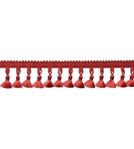 Delicat Silk Tassel Fringe Trimming by Samuel & Sons Poppy Delicat Silk Tassel Fringe Trimming by Samuel & Sons Poppy