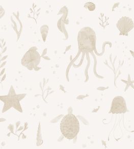 Della Wallpaper by Sandberg Beige Della Wallpaper by Sandberg Beige
