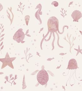 Della Wallpaper by Sandberg Pink Della Wallpaper by Sandberg Pink
