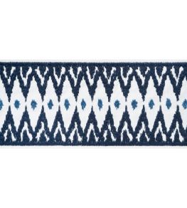 Delmont Tape Trimming by Thibaut Navy Delmont Tape Trimming by Thibaut Navy
