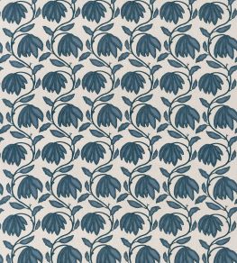 Desert Flower Fabric by Thibaut Mineral Desert Flower Fabric by Thibaut Mineral