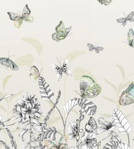 Papillons Mural by Designers Guild Birch