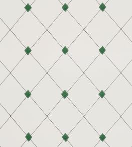 Diamond Trellis Wallpaper by Barneby Gates Green Diamond Trellis Wallpaper by Barneby Gates Green