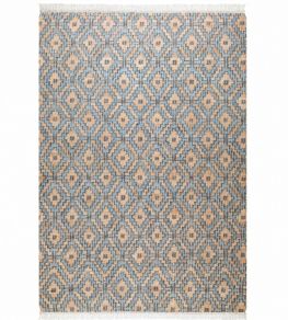 Diamond Trellis Rug by GP & J Baker Indigo