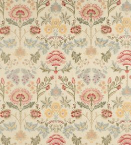 Dianthus Fabric by Colefax and Fowler Red/Green Dianthus Fabric by Colefax and Fowler Red/Green