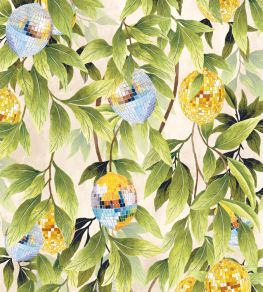 Disco Lemons Wallpaper by Brand McKenzie Cotton Disco Lemons Wallpaper by Brand McKenzie Cotton