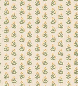 Ditsy Wallpaper by George & Minnie Daffodil/Emerald Ditsy Wallpaper by George & Minnie Daffodil/Emerald