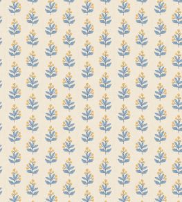 Ditsy Wallpaper by George & Minnie Denim/Daffodil Ditsy Wallpaper by George & Minnie Denim/Daffodil