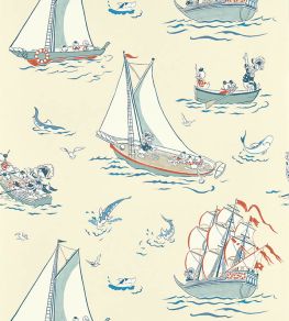 Donald Nautical Wallpaper by Sanderson Sea Salt Donald Nautical Wallpaper by Sanderson Sea Salt