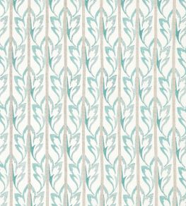 Dora Fabric by Nina Campbell Aqua Dora Fabric by Nina Campbell Aqua