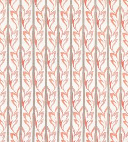 Dora Fabric by Nina Campbell Coral Dora Fabric by Nina Campbell Coral