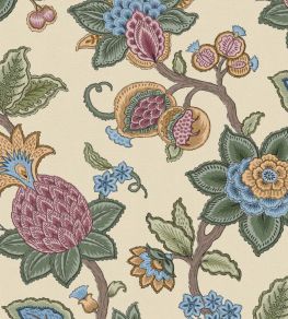 Doris Jacobean Wallpaper by Woodchip & Magnolia Apple Doris Jacobean Wallpaper by Woodchip & Magnolia Apple