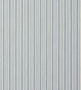 Dorney Stripe Fabric by Colefax and Fowler Blue