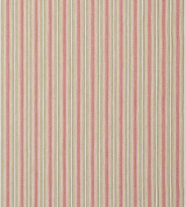 Dorney Stripe Fabric by Colefax and Fowler Tomato/Olive