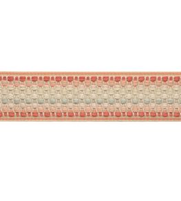 Dorset Ombre Border Trimming by Samuel & Sons Coral Dorset Ombre Border Trimming by Samuel & Sons Coral