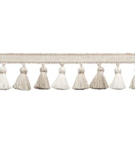 Dorset Ombre Tassel Fringe Trimming by Samuel & Sons Oyster Dorset Ombre Tassel Fringe Trimming by Samuel & Sons Oyster
