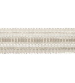 Dorset Striped Border Trimming by Samuel & Sons Oyster Dorset Striped Border Trimming by Samuel & Sons Oyster