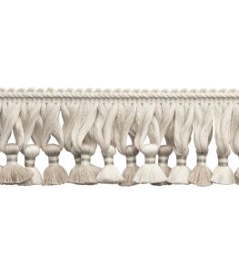 Dorset Tassel Fringe Trimming by Samuel & Sons Oyster Dorset Tassel Fringe Trimming by Samuel & Sons Oyster