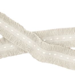 Dot Fringe Trimming by Villa Nova Birch Dot Fringe Trimming by Villa Nova Birch