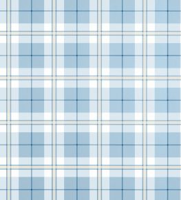 Douglas Plaid Wallpaper by Thibaut Light Blue