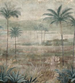 Draa Palms Mural by Coordonne Sage Draa Palms Mural by Coordonne Sage