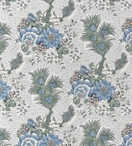 Drexel Hill Fabric by Anna French Blue and Green Drexel Hill Fabric by Anna French Blue and Green