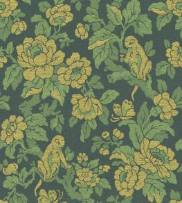 Drunken Monkey Wallpaper by Divine Savages Jungle Green Drunken Monkey Wallpaper by Divine Savages Jungle Green
