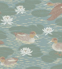 Duck Pond Wallpaper by Langelid Von Bromssen Duckegg Duck Pond Wallpaper by Langelid Von Bromssen Duckegg