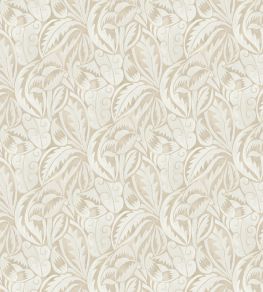 Dufy Leaf Wallpaper by Osborne & Little Linen Dufy Leaf Wallpaper by Osborne & Little Linen