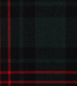 Duke Of Fife Mod Fabric by The Isle Mill Black/Green/Red Duke Of Fife Mod Fabric by The Isle Mill Black/Green/Red