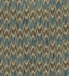 Dumas Fabric by Nina Campbell Blue/Brown Dumas Fabric by Nina Campbell Blue/Brown