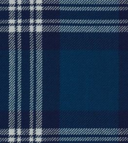 Earl Of St Andrews Mod Fabric by The Isle Mill Blue Earl Of St Andrews Mod Fabric by The Isle Mill Blue