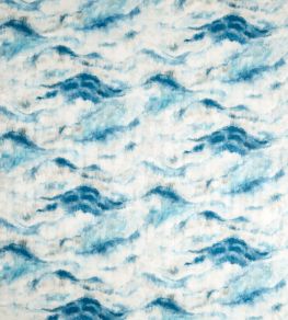 Earthscape Fabric by Clarke & Clarke Denim