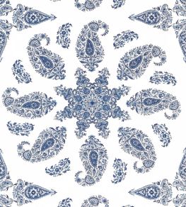 East India Wallpaper by Thibaut Blue and White East India Wallpaper by Thibaut Blue and White