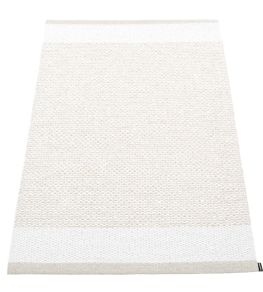 Edit Rug by Pappelina Fossil/White/White Metallic Edit Rug by Pappelina Fossil/White/White Metallic