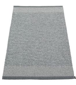 Edit Rug by Pappelina Granit/Grey/Grey Metallic