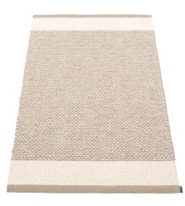 Edit Rug by Pappelina Mud/Vanilla/Linen Metallic