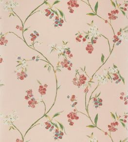 Edo Bloom Wallpaper by Anna French Blush on Pearl Edo Bloom Wallpaper by Anna French Blush on Pearl
