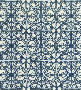 Elbury Fabric by Baker Lifestyle Indigo