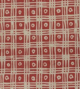 Eleco Fabric by Titley and Marr Terracotta