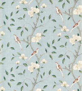 Eleonora Print Wallpaper by Zoffany Stockholm Blue Eleonora Print Wallpaper by Zoffany Stockholm Blue